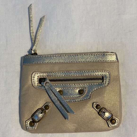 Balenciaga pouch motocross classic leather canvas - Picture 15 of 16